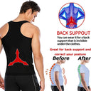 Hot Slimming Sauna Sweat Vest for Men Workout Body Shaper