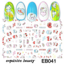 Adorable Cartoon Hello Kitty Nail Sticker Set for Nail Art