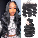 30 Inch Brazilian Body Wave Lace Hair Bundle Set Remy