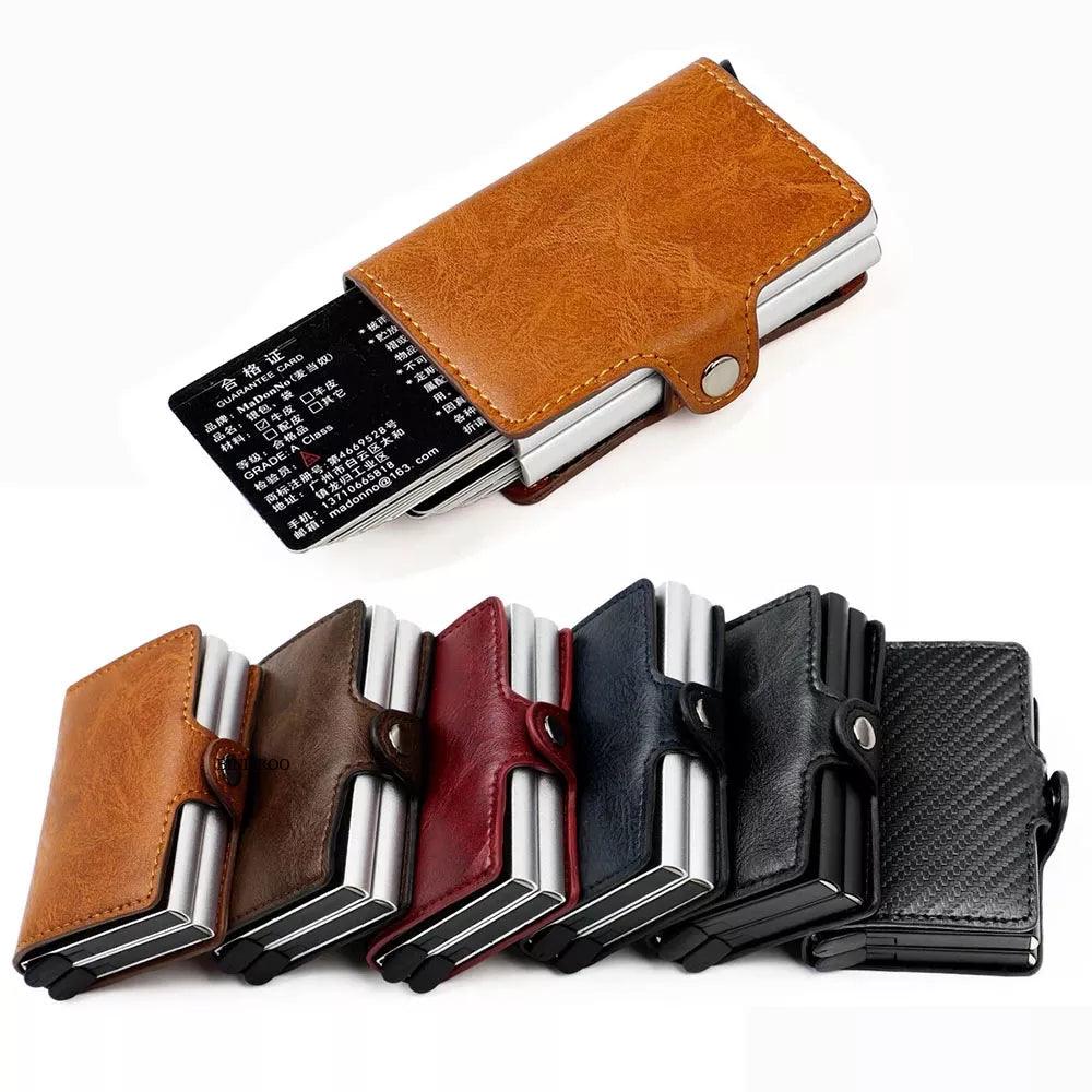 RFID Leather Wallet: Stylish Card Holder with Protection and Security  ourlum.com   