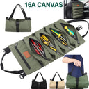 Tool Roll Up Organizer Bag: Durable Nylon and Portable