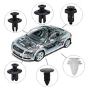 Auto Fastener Clip Mixed Car Body Push Retainer Kit 50Pcs