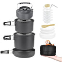 Lightweight Portable Camping Cookware Set for 1-5 People