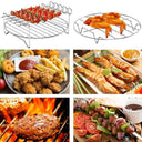 Stainless Steel Air Fryer Rack for BBQ, Bread and Grilling