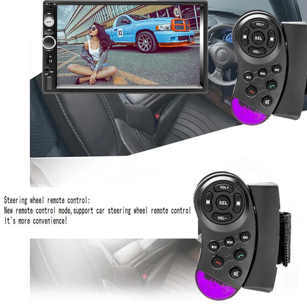 Podofo Car Radio HD Autoradio Multimedia Player Touch Screen Auto Stereo Bluetooth FM	Camera  ourlum.com   