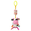 Baby Sensory Hanging Rattles Plush Animals Teether Toy for Babies  ourlum.com Cows 562  