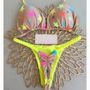 Heart Print Bikini Thong Summer Beachwear Essential Stylish Collection