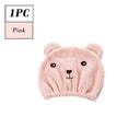 Lovely Bear Microfiber Hair Drying Cap Quick Dry Accessory