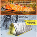 Portable Waterproof Emergency Survival Sleeping Bag Outdoor EDC Camping Gear Mylar Blanket