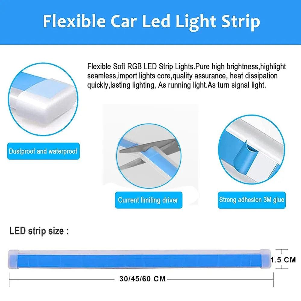 LED DRL Car Daytime Running Lights: Enhance Visibility & Style  ourlum.com   