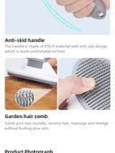 Pet Comb Automatic Hair Removal Comb Stainless Steel Needle