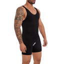 Men's Compression Bodysuit for Tummy Control & Slimming Seamless Shapewear