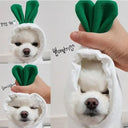 Cute Fruit Dog Hoodies: Warm Fleece Clothing for Small Dogs  ourlum.com White Carrot XS 