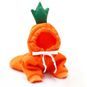 Cute Fruit Dog Hoodies: Warm Fleece Clothing for Small Dogs  ourlum.com Orange XS 