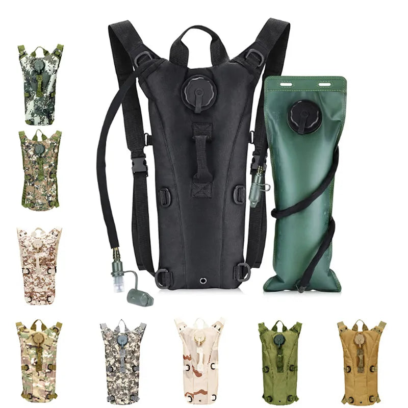 3L Hydration Water Bladder Outdoor Sport Cycling Water Bag Backpack Military Tactical Camouflage Mountaineering Bag  ourlum.com   