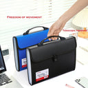 A4 Portable Folder Storage Bag 13 Pocket Accordion File Organizer