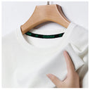 Summer O Neck Short Sleeve T-Shirts For Men Casual Waffle