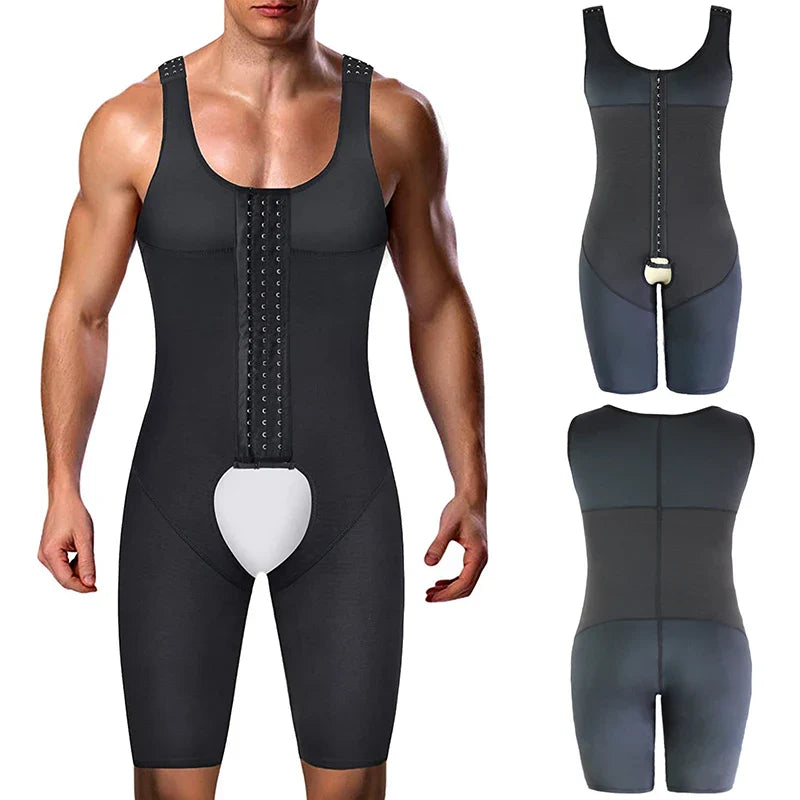 Men's Slimming Bodysuit - Tummy Control Shapewear for Confidence and Comfort