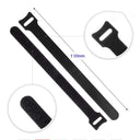 100 Cable Ties 150x12mm T-Buckle Strap Nylon Black Ties