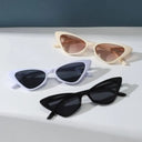 3 Pairs Per Set Small Cat Eye Sunglasses Women Cute Skinny