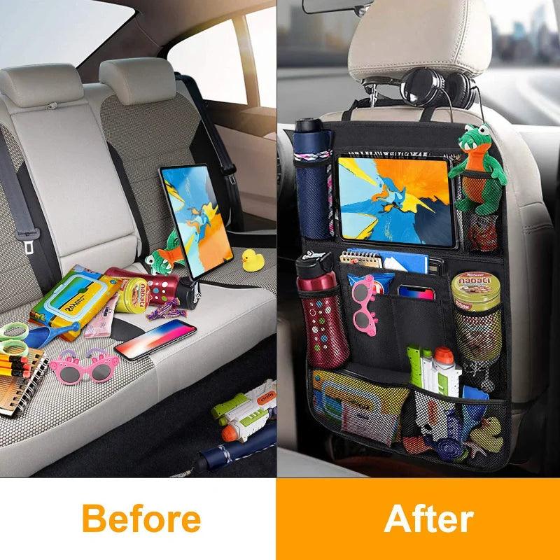 Car Organizer & Tablet Holder: Travel Storage Solution for Neat Rides  ourlum.com   