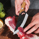 WXCOO Hand Forged High Carbon Boning Cleaver Knife Set