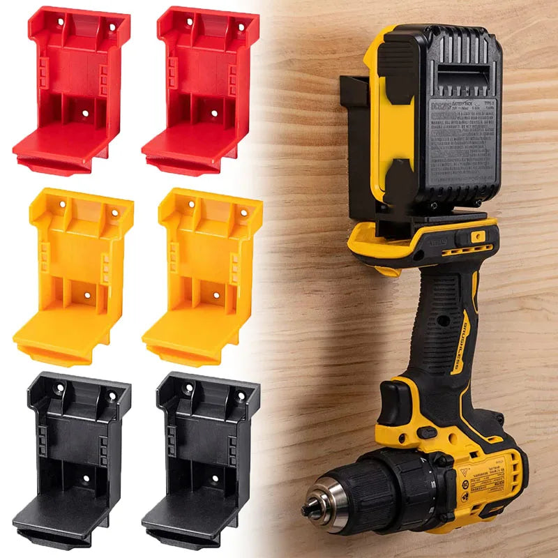 1/2/5PCS Tool Mount for Dewalt for Milwaukee 18V 20V Drill Battery Holder for Dewalt 20V Battery Dock Holder for Milwaukee 18V