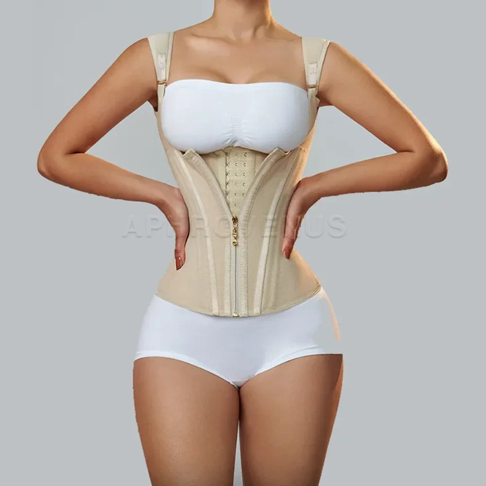 Colombian Double Compression Waist Trainer Corset for Flawless Curves and Comfort