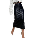 Women's Sexy Leather Pencil Skirt: Sophisticated Style for Any Occasion  ourlum.com 1 L 