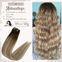 Balayage Clip-In Hair Extensions Luxurious Human Hair Upgrade