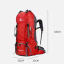 Oulylan 60L Mountaineering Bag Hiking Durable Backpack