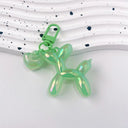 Balloon Dog Acrylic Keychain Set - Fun Accessories for Women & Couples  ourlum.com Jelly green  