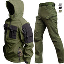 Winter Outdoor Waterproof Suits Men Tactical Jacket Pants Sets