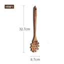 Eco-Friendly Teak Wooden Spatulas for Non-Stick Cookware