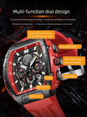 Colevkie 2024 New Barrel-Shaped Men's Mechanical Watch