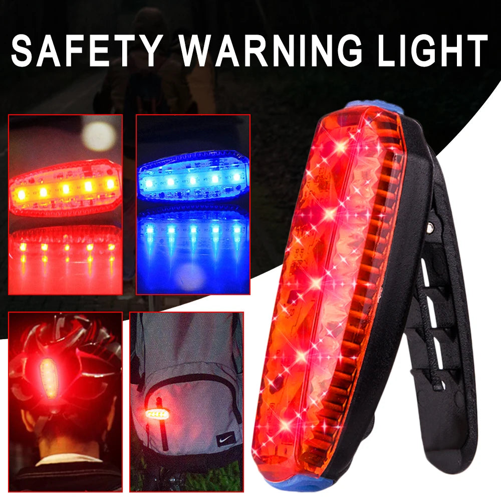 Compact Multi-Function LED Bicycle Taillights for Safety