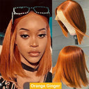 HD Lace Frontal Bone Straight Bob Wig for Women Human Hair