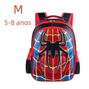 Spider King 3D Kids Backpack - Durable and Stylish Design!  ourlum.com Red Edge M  