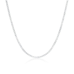 925 Sterling Silver Face Chain Necklace: Elegant Unisex Jewelry Statement