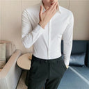 Men's Seamless Slim Fit Luxury Shirt Elegant Formal Wear