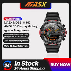 MASX MOSS Ⅱ Smartwatch: Ultimate Fitness and Health Companion