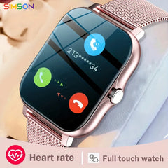 SmartWatch with Bluetooth Calling & Health Monitoring for Men and Women