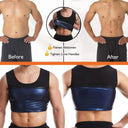 Men's Neoprene Sauna Vest - Slimming Waist Trainer Body Shaper