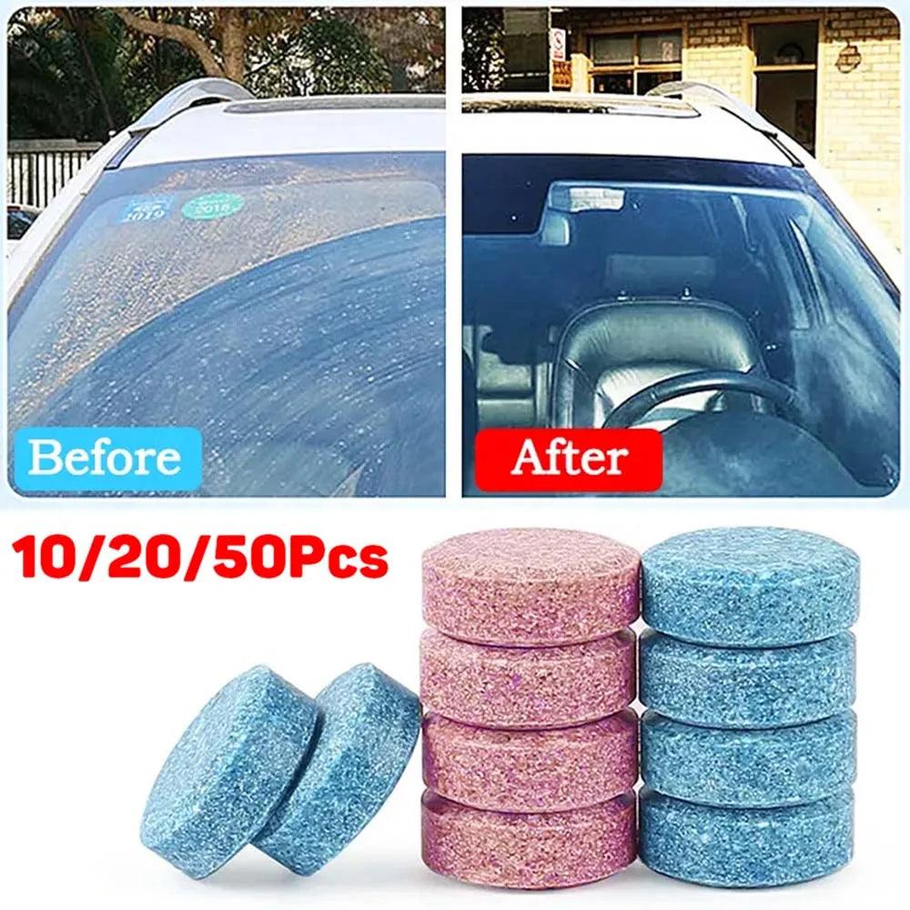 Effervescent Car Windshield Cleaner Tablets: Ultimate Glass Care Solution  ourlum.com   