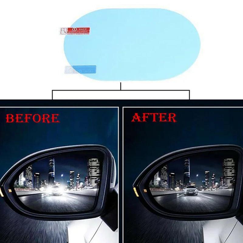 Car Rearview Mirror Protective Film: Anti-Fog Anti-Glare Rainproof Cover  ourlum.com   