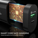 36W USB Wall Charger with Quick Charge 3.0 for iPhone 13, Samsung, Huawei - CE Certified  ourlum.com   