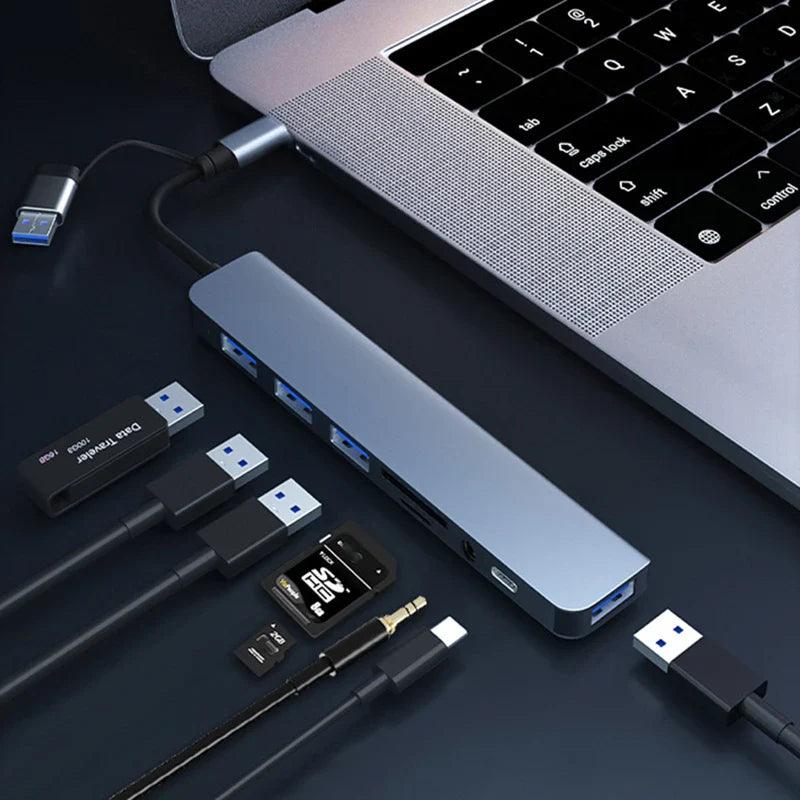 USB C Hub Dock Station: Seamless Connectivity & Fast Data Transfer  ourlum.com   