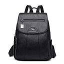 Women's Backpack 2022 New Soft Leather Large Capacity School Bag