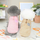 Cozy Fleece Winter Pet Vest for Small Dogs and Cats  ourlum.com   