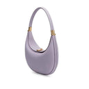 Genuine Leather Elegant Half Moon Shoulder Bags for Women